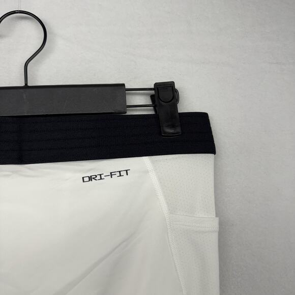 Jordan Compression Tights Men's XL White 3/4 Length Training Workout Jumpman NEW - Picture 8 of 11